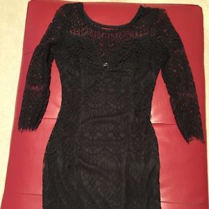 Black lace bodycon dress from Charlotte Russe