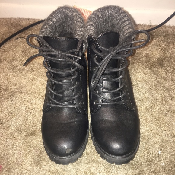 Black boots