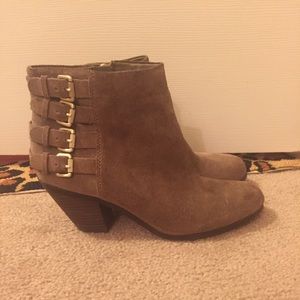 Sam Edelman taupe ankle boots/ booties