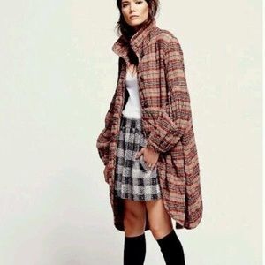 Free people plaid jacket