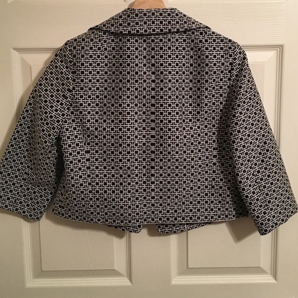 Banana Republic Square Patterned Blazer - Picture 2 of 3