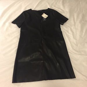 Leather look dress!