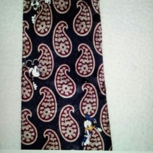 Mens Disney Paisley Tie