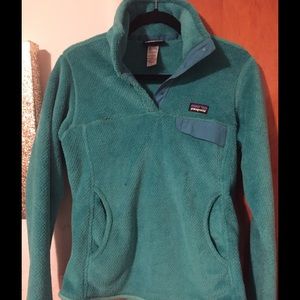 Patagonia re-tool pullover (green)