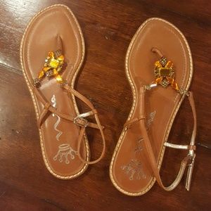 Brown sandals