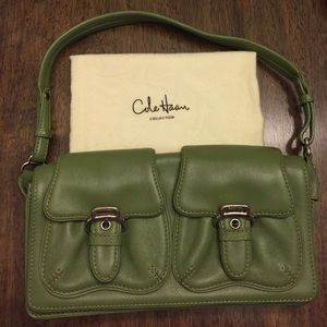 Cole Haan Olive Green Shoulder Bag