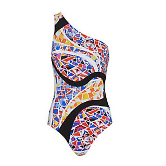 Emilio pucci abstract bathing suit