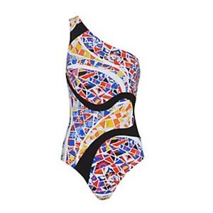 Emilio pucci abstract bathing suit
