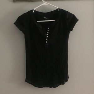 Black Button Up Shirt 👚✨