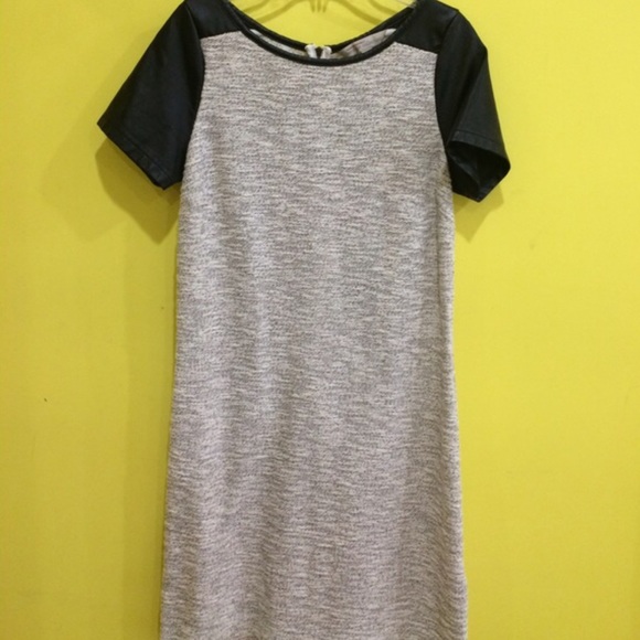 SOLD Banana Republic Leather and Tweed Shift - Picture 4 of 4