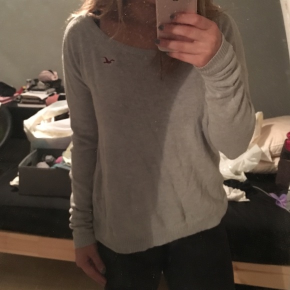 Gray Hollister Pullover