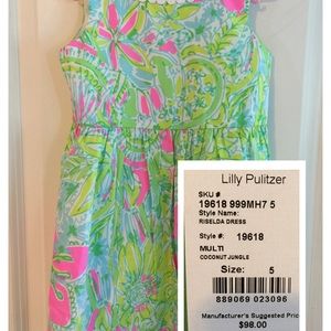 Lilly Pulitzer Girls fit and flare dress size 5