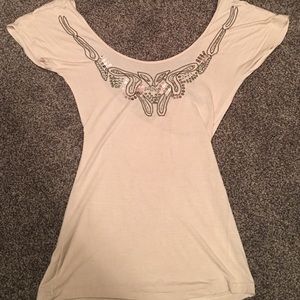 NWOT BKE boutique low back sequin top
