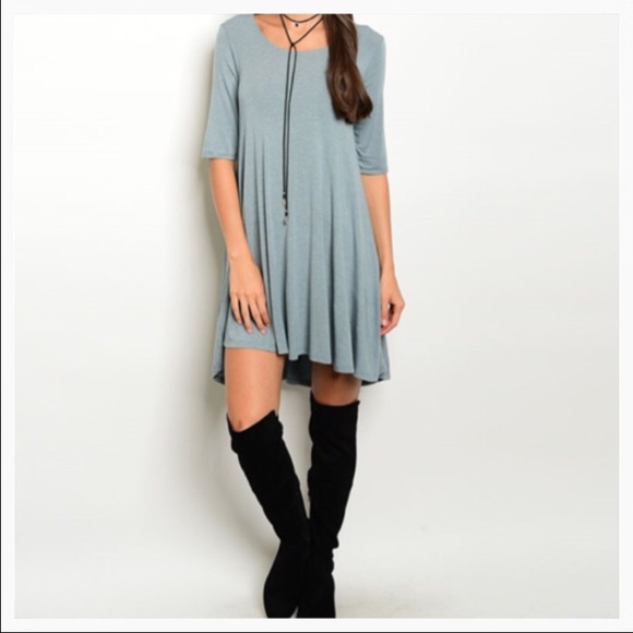 Light Blue Tunic Dress 💙 - Picture 3 of 3