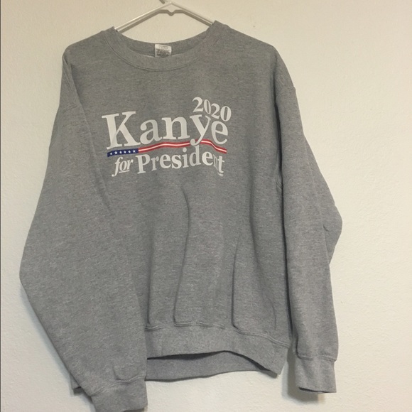 Men's size large Kanye for president crewneck