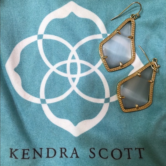Kendra Scott Alex earrings in slate