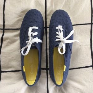 NWOT navy blue keds