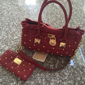 Michael Kors purse and wallet