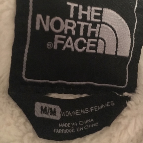 North face wool zip up jacket little bit dirty - Picture 3 of 4