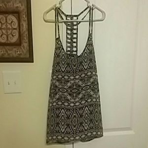 Strappy racer back shirt