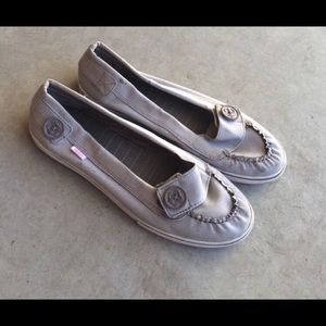 VANS Gray Slip Shoes