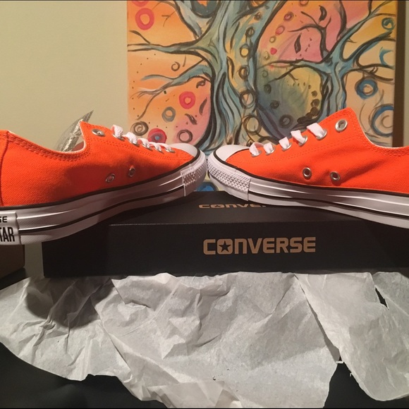 Brand New, Never Worn, Orange Converse