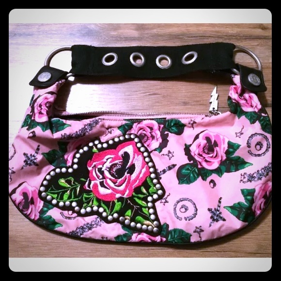 Betsyville Betsy Johnson bag floral rose pink xox