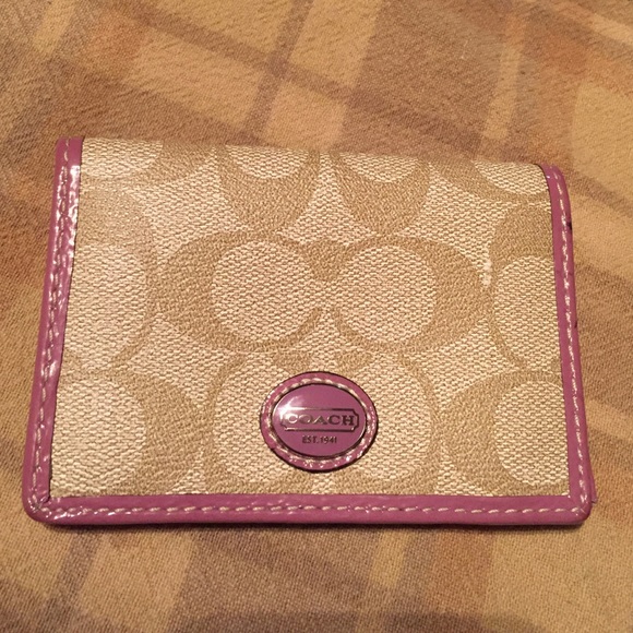 Coach Card Holder