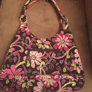 Vera Bradley bag pinks/purples design