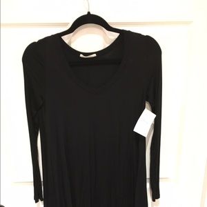 Reborn J Black Tshirt Dress
