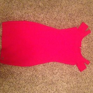 Red Guess dress