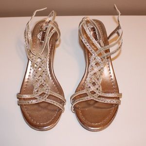 open-toed with small heel.