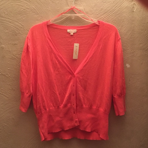 NWT Ambiance button up lightweight sweater