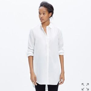 Madewell Button-down Tunic Shirt with Pockets