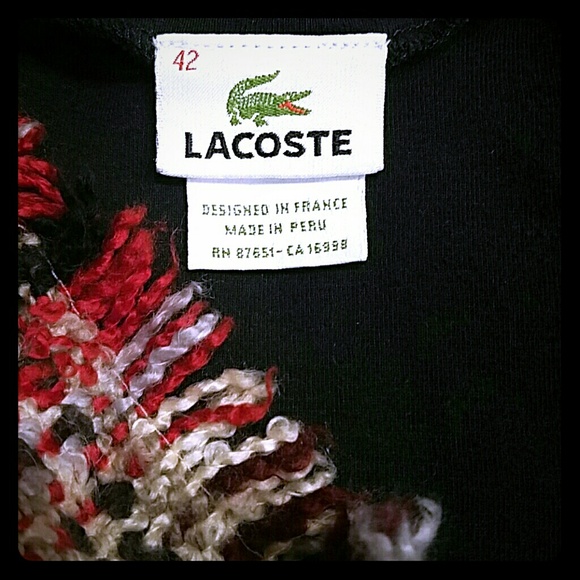 AUTHENTIC LACOSTE BLACK T
