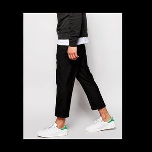 Theory Black Cropped Pants