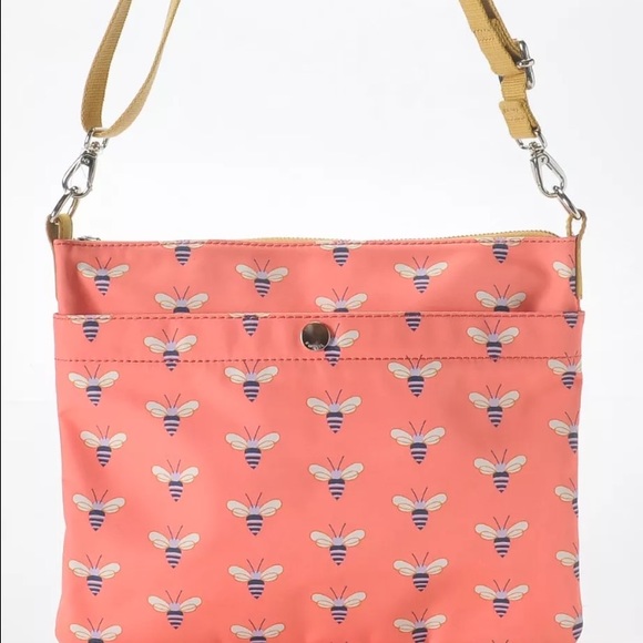Fossil Handbags - Fossil Key Per Pink Bees Multicolor Crossbody
