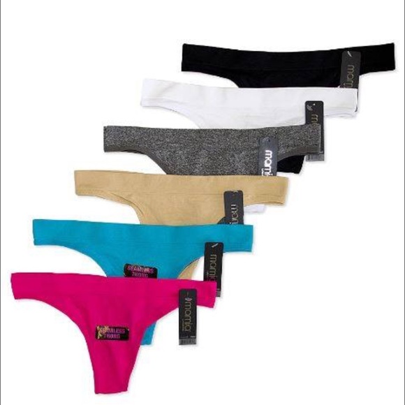 6-Pack Seamless Thong Panties