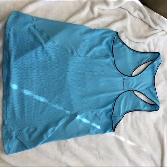 Light Blue Patagonia Workout Tank - Picture 3 of 4