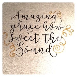 Long sleeve 'Amazing Grace How Sweet the Sound'