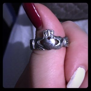 Stainless Steel Claddagh Ring Size 9.