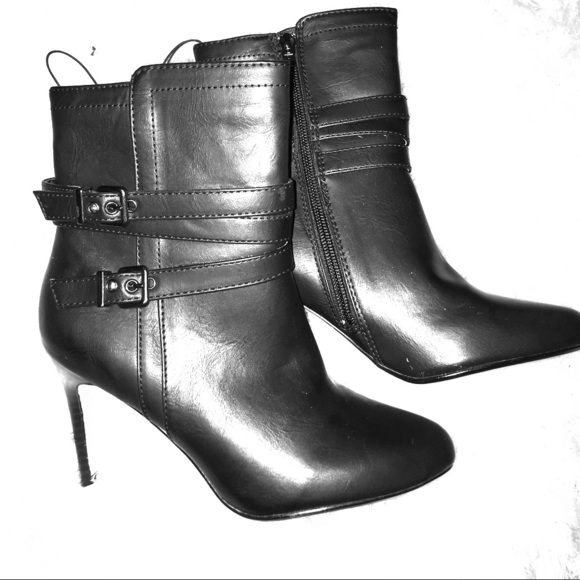 Black ankle boots