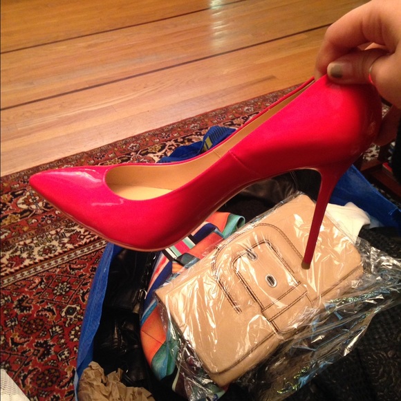 Sergio Rossi Pink Pointed Stilettos