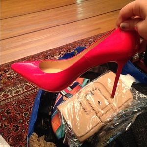 Sergio Rossi Pink Pointed Stilettos