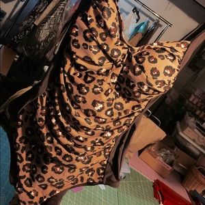 NWT One Piece Sexy Leopard swimsuit ~18DD~!! Wow