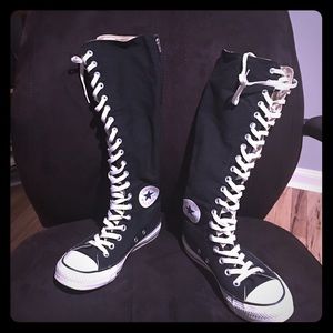 Converse All-Star knee high shoes