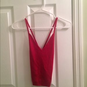 Kendall and Kylie Ribbed Crop Top