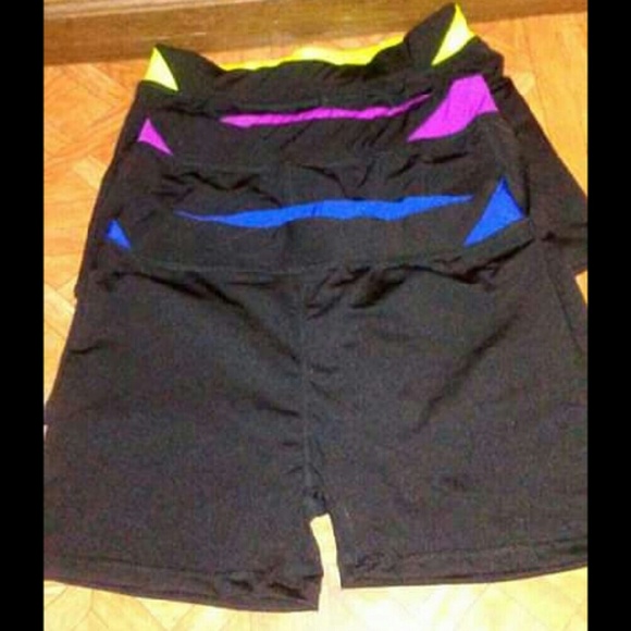 Three Workout Shorts and one Bra