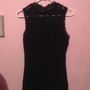 Black lace dress