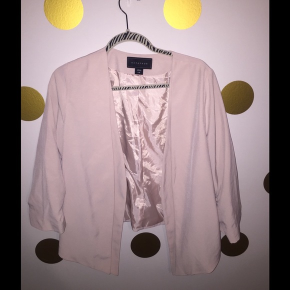 3/4 sleeve blazer